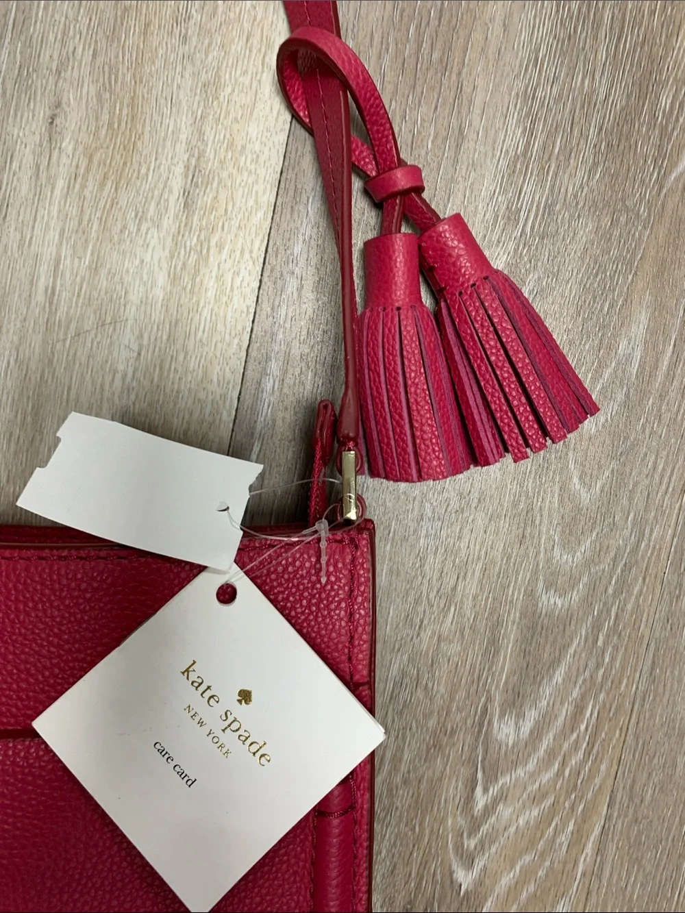 kate spade Hot Pink Pebbled Leather Crossbody